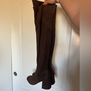 Liz Claiborne over the knee memory foam boots